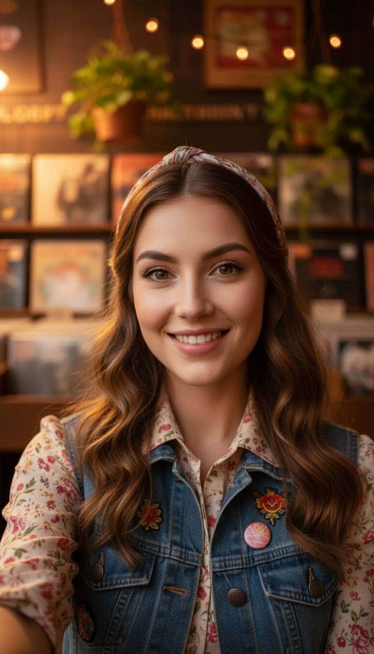 Vinyl Vibes - Alt Pop Birthday Card