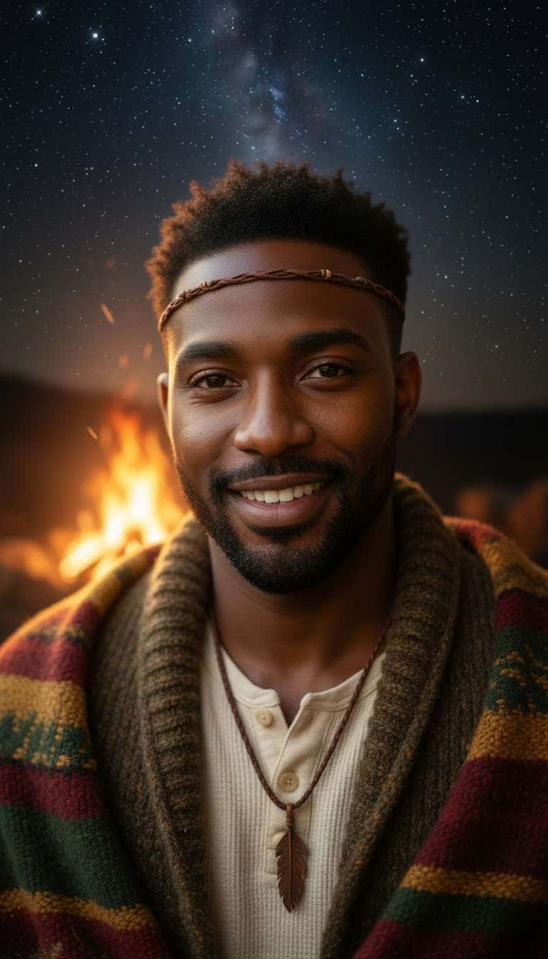 Campfire Singer - Folk Birthday Card