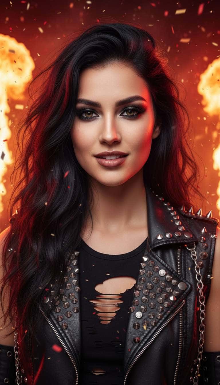 Metal God - Metal Birthday Card