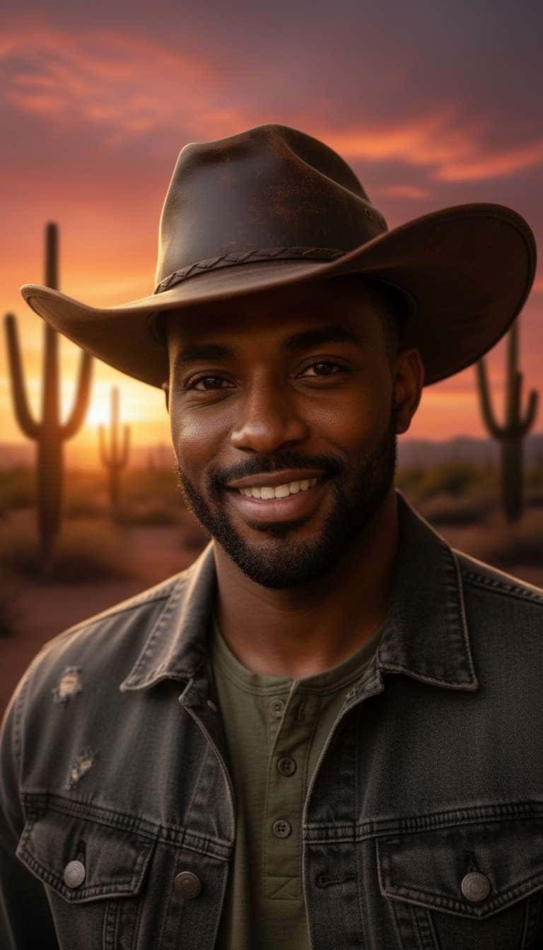 Desert Rider - Outlaw Country Birthday Card