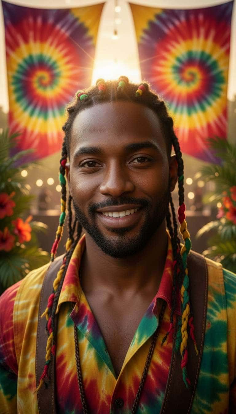 One Love Stage - Reggae Birthday Card