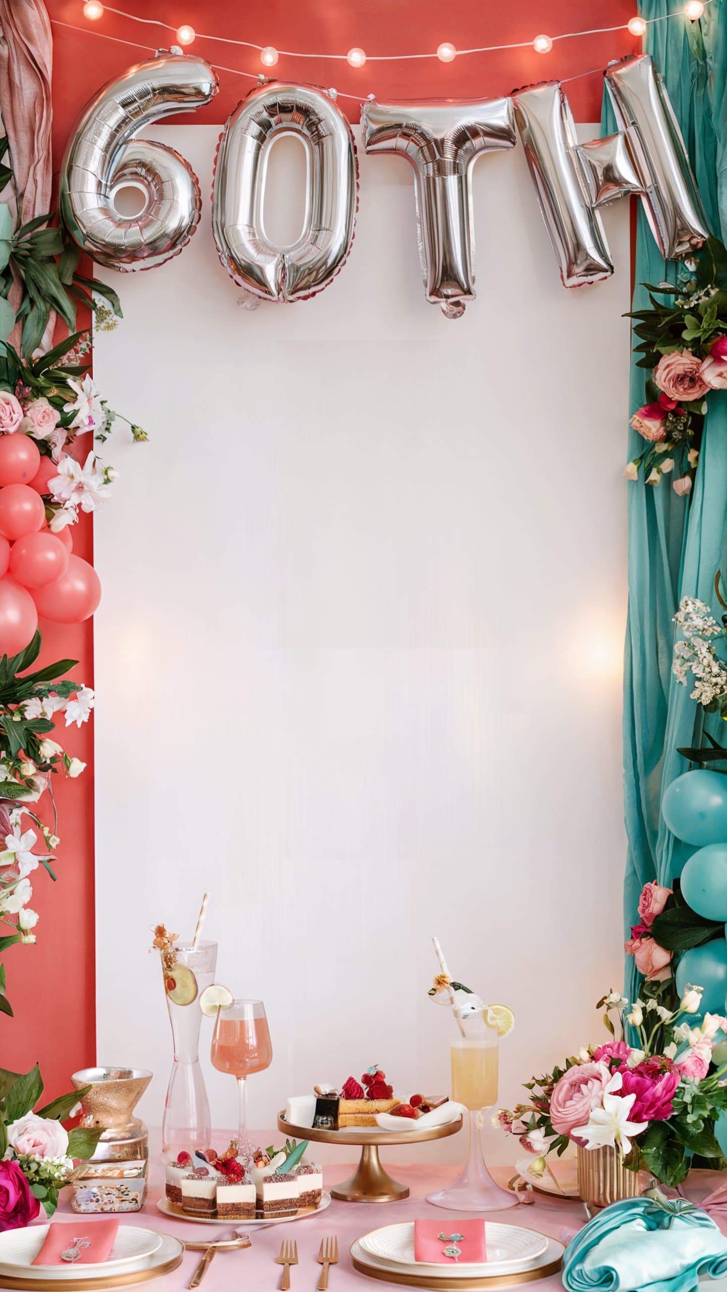 60th birthday card theme
