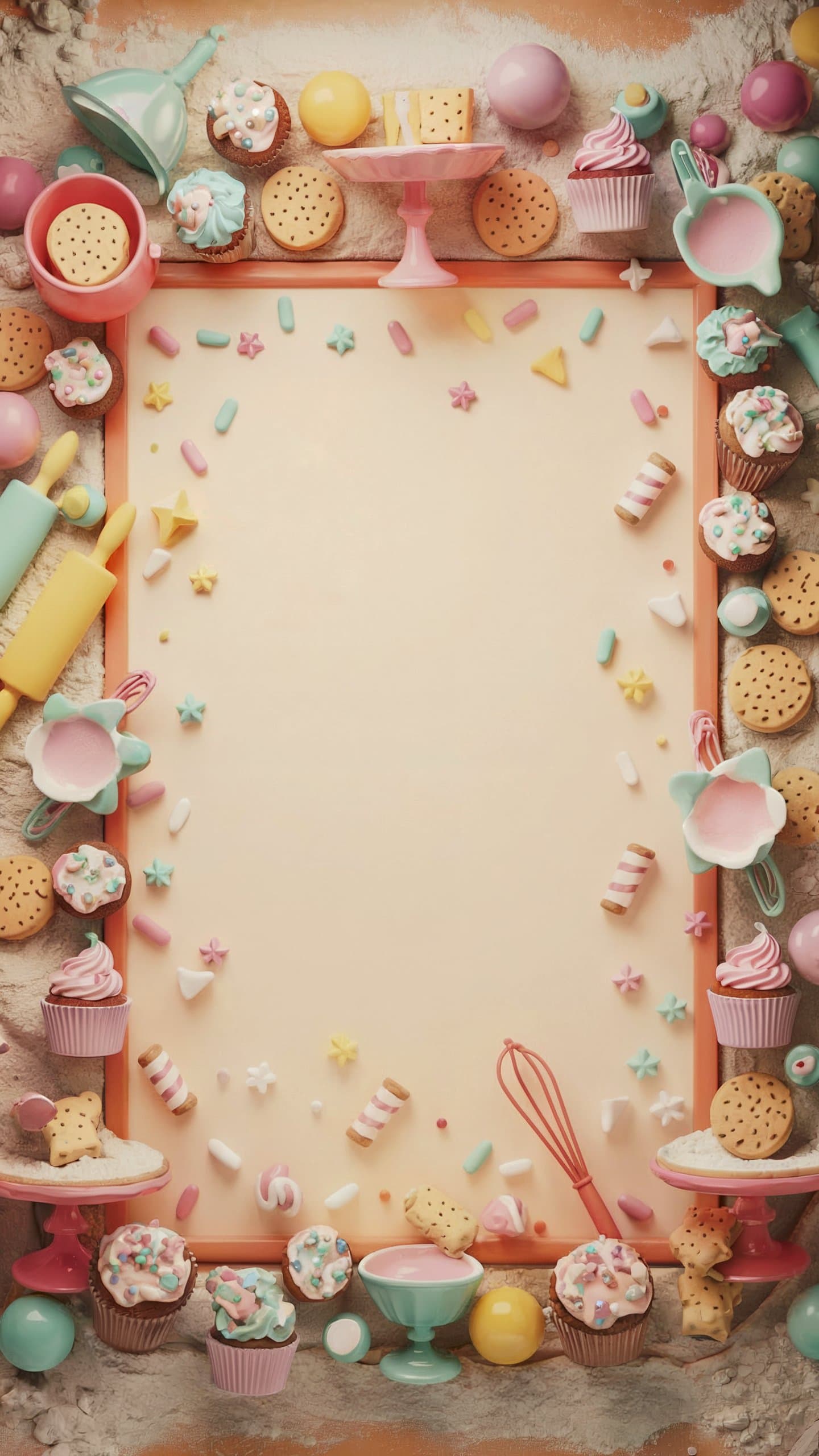 Baking themed singing birthday card