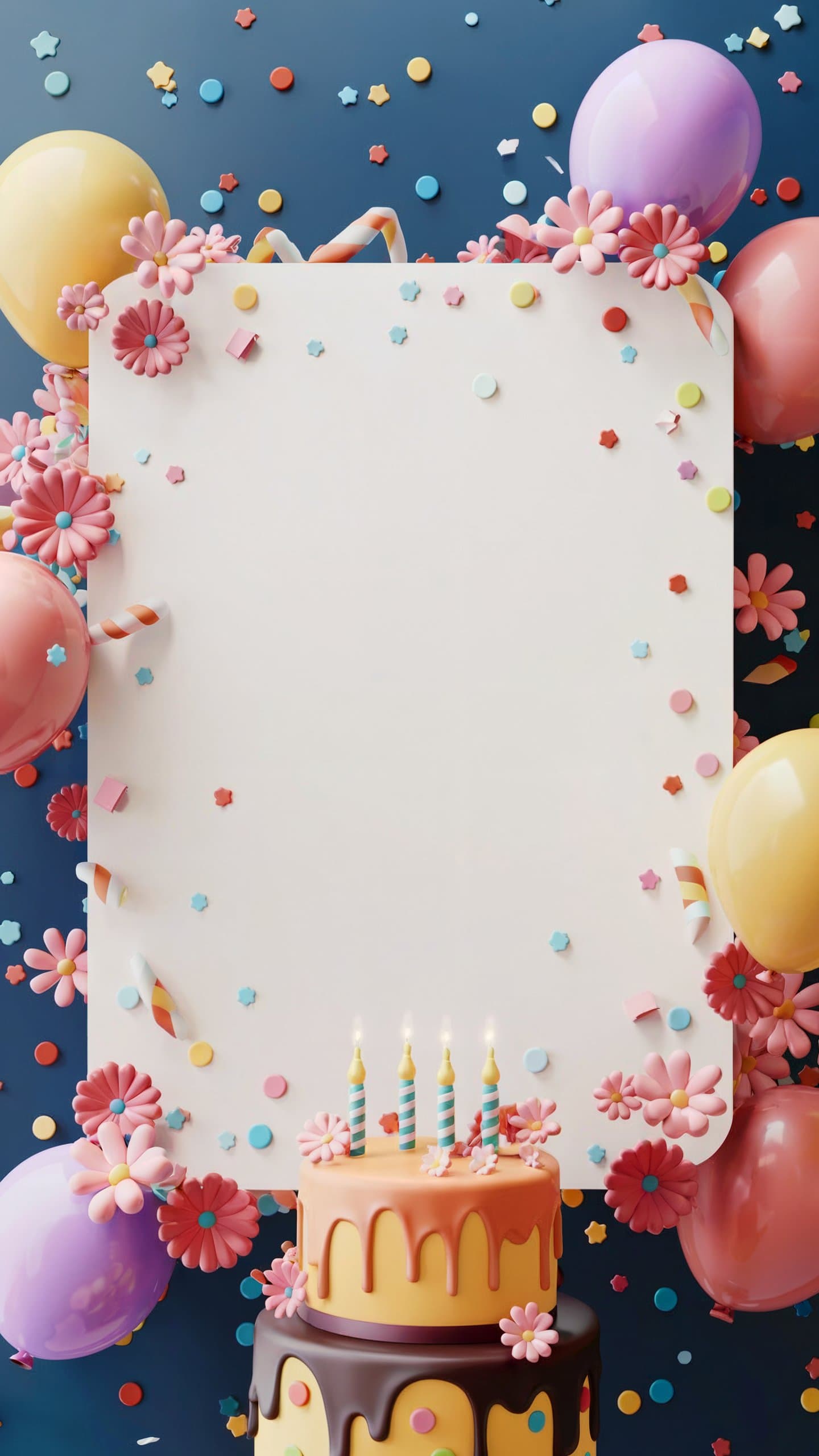 Cake & Balloons