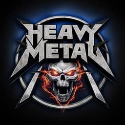 Metal genre logo