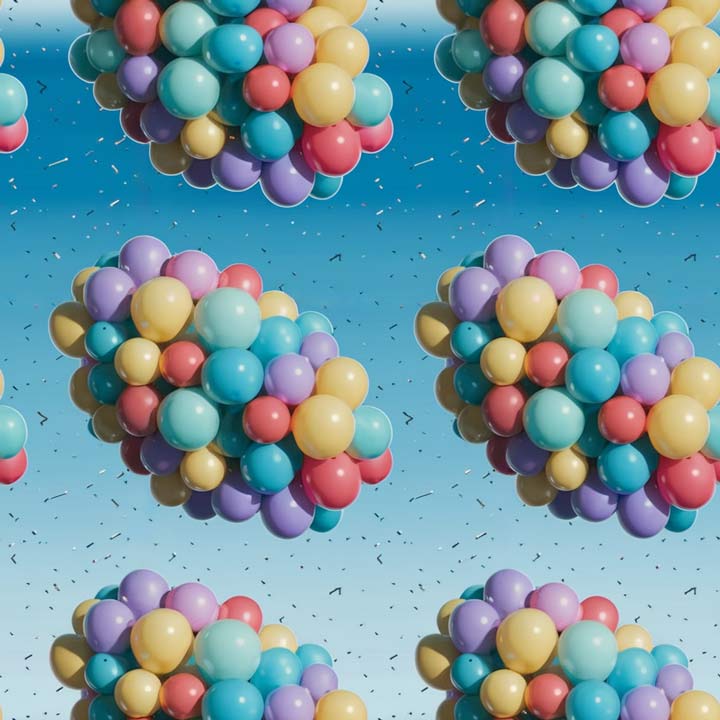 Balloons2 Birthday Card