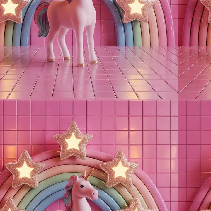 Unicorn3 Birthday Card